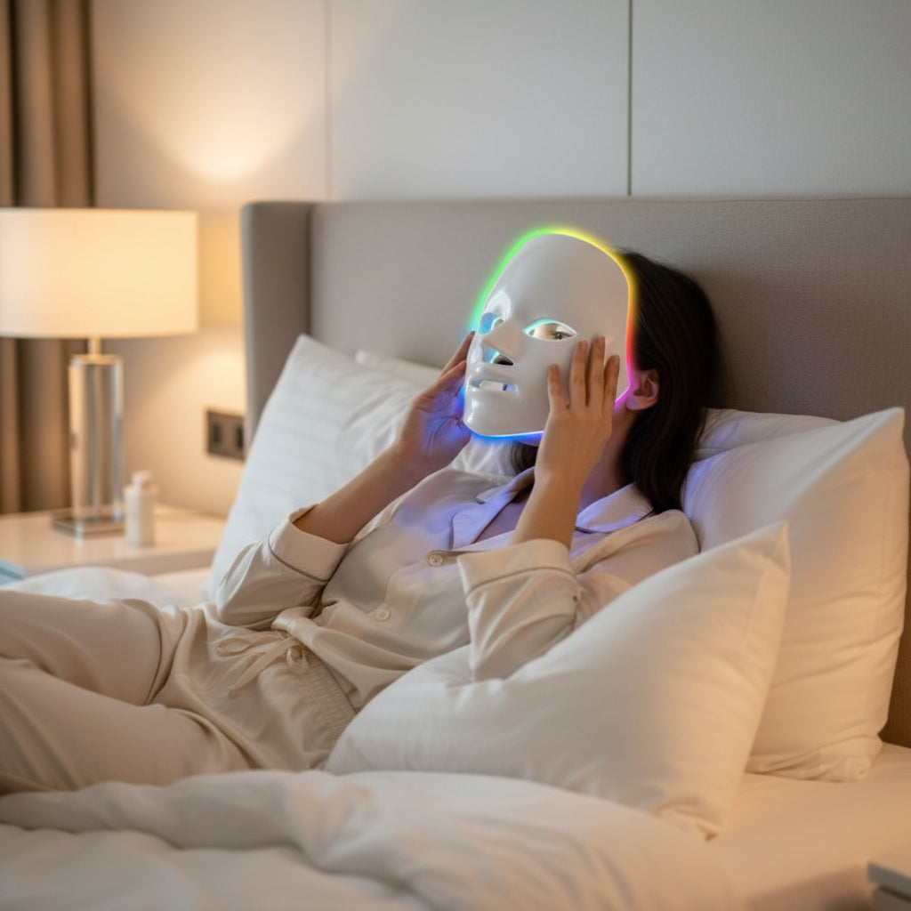 Recovori 7-Color LED Face Mask | 10-Minute At-Home Glow Ritual